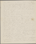 Peabody, Elizabeth P[almer, sister], ALS to. Apr. 10, [1829?]