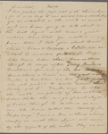Peabody, [Elizabeth Palmer,] sister, ALS to. Feb. 9, [182-].