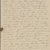 Peabody, [Elizabeth Palmer,] sister, ALS to. Feb. 9, [182-].