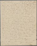 Peabody, [Elizabeth Palmer,] sister, ALS to. Feb. 9, [182-].