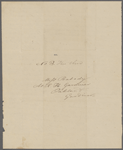 Peabody, [Elizabeth Palmer,] sister, ALS to. Feb. 9, [182-].