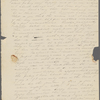 Peabody, Elizabeth P[almer, sister], ALS to. [182-]. "I must write..."