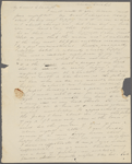 Peabody, Elizabeth P[almer, sister], ALS to. [182-]. "I must write..."