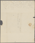 Peabody, Elizabeth P[almer, sister], ALS to. [182-]. "I must write..."