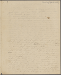 [Peabody], Elizabeth [Palmer, sister], AL (incomplete) to. Sep. 18, 1831.