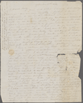 Peabody, Elizabeth P[almer, sister], ALS to. Sep. 5, 1832. 
