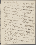 [Peabody], Elizabeth [Palmer, sister], ALS to. [1832 or 1833]