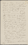 Peabody, Elizabeth P[almer, sister], ALS to. [1832 or 1833] 