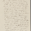 Peabody, Elizabeth P[almer, sister], ALS to. [1832 or 1833] 