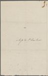 Peabody, Elizabeth P[almer, sister], ALS to. [1832 or 1833] 