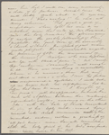 Peabody, Elizabeth P[almer, sister], ALS to. [Jan? 1833?] 
