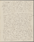 Peabody, Elizabeth P[almer, sister], ALS to. [Jan? 1833?] 