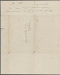 Peabody, Elizabeth P[almer, sister], ALS to. [Jan? 1833?] 