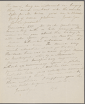 Peabody, Elizabeth P[almer, sister], ALS to. May 21-22, [1833].