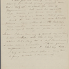 [Peabody], Elizabeth [Palmer, sister], ALS to. [Jul.?] 18-19, [1833?].