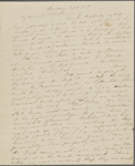 Peabody, Elizabeth P[almer, sister], ALS to. Sep. 12, [1833].