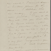 Peabody, Elizabeth P[almer, sister], ALS to. [1835?].