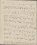 Peabody, Elizabeth P[almer, sister], ALS to. Oct. 20, [1835].