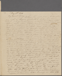 [Peabody], Elizabeth [Palmer, sister], AL (incomplete) to. May 4-6, 1838.