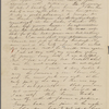 Peabody, E[lizabeth] P[almer, sister], ALS (incomplete) to. [1838].