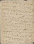 [Peabody, Elizabeth Palmer, sister], ALS to. [1848?].