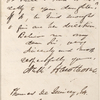 De Quincey, [Thomas], ALS to. Nov. 9, 1854. 