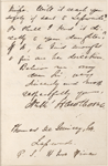 De Quincey, [Thomas], ALS to. Nov. 9, 1854. 
