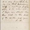 De Quincey, [Thomas], ALS to. Nov. 9, 1854. 