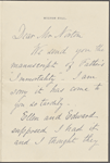 Edith Emerson Forbes ALS to Charles Eliot Norton, May 15, 1890