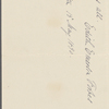 Edith Emerson Forbes ALS to Charles Eliot Norton, May 15, 1890