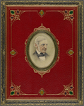 Color portrait in enclosure of "Immortality" (holograph essay/lecture, draft, unsigned, undated)