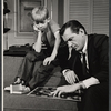 Michael Kearney and Arlen Dean Snyder in the stage production The Family Way