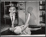 Collin Wilcox and Martha Greenhouse in the stage production The Family Way