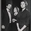 Steven Hill, Lili Darvas and Salome Jens in rehearsal for the stage production A Far Country