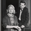 Kim Stanley and Steven Hill in rehearsal for the stage production A Far Country