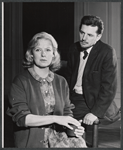 Kim Stanley and Steven Hill in rehearsal for the stage production A Far Country