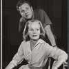 Herbert Voland and Leueen MacGrath in rehearsal for the stage production Farewell, Farwell Eugene