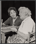 Mildred Dunnock and Margaret Rutherford in rehearsal for the stage production of Farewell, Farewell Eugene