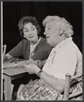 Mildred Dunnock and Margaret Rutherford in rehearsal for the stage production Farewell, Farewell Eugene
