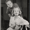 Herbert Voland and Leueen MacGrath in rehearsal for the stage production Farewell, Farwell Eugene
