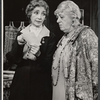 Mildred Dunnock and Margaret Rutherford in the stage production Farewell, Farewell Eugene