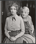 Mildred Dunnock and Margaret Rutherford in the stage production Farewell, Farewell Eugene