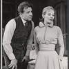 Herbert Voland and Leueen MacGrath in the stage production Farewell, Farwell Eugene