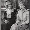 Mildred Dunnock and Leueen MacGrath in the stage production Farewell, Farewell Eugene