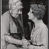 Margaret Rutherford and Mildred Dunnock in the stage production Farewell, Farewell Eugene