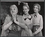 Margaret Rutherford, Leueen MacGrath and Mildred Dunnock in the stage production Farewell, Farewell Eugene