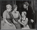 Margaret Rutherford, Mildred Dunnock, Leueen MacGrath and Herbert Voland in the stage production Farewell, Farewell Eugene