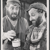 Harry Goz and unidentified in the stage production Fiddler on the Roof