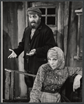 Harry Goz and unidentified in the stage production Fiddler on the Roof