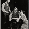 Paul Lipson, Mimi Turque and unidentified in the stage production Fiddler on the Roof
